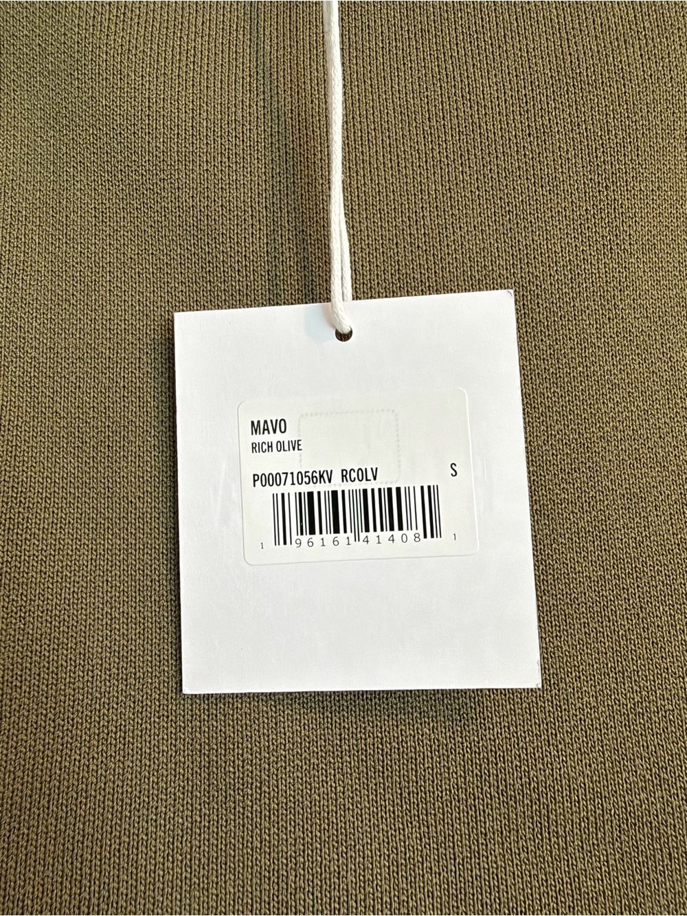 Pistola Mavo Tube Top Dress in Rich Olive, Small - Picture 5 of 6